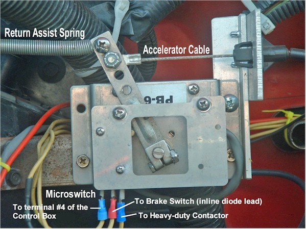 Accélérateur PB6 avec câble et ressort