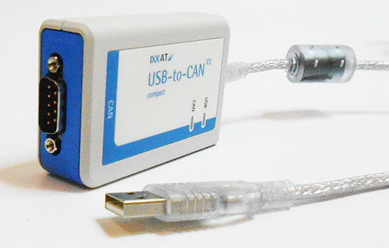 L'interface USB-CAN compact IXXAT V2
