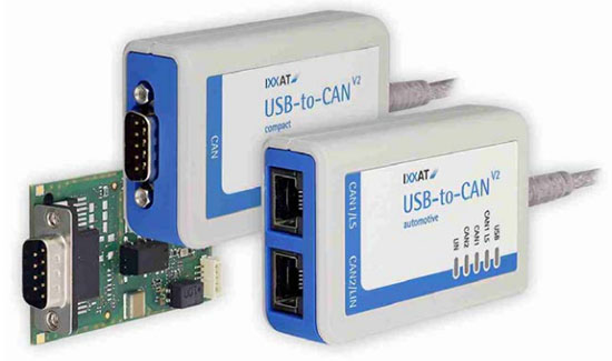 L'interface USB-CAN compact IXXAT V2
