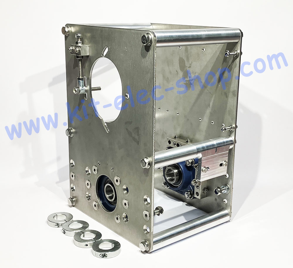 Support de transmission pour bateau E220 222mm arbre de 30mm inox